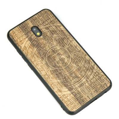 Xiaomi Redmi 8A Aztec Calendar Frake Wood Case