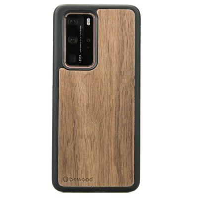 Huawei P40 Pro American Walnut Wood Case