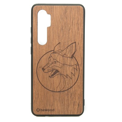 Xiaomi Mi Note 10 Lite Fox Merbau Wood Case