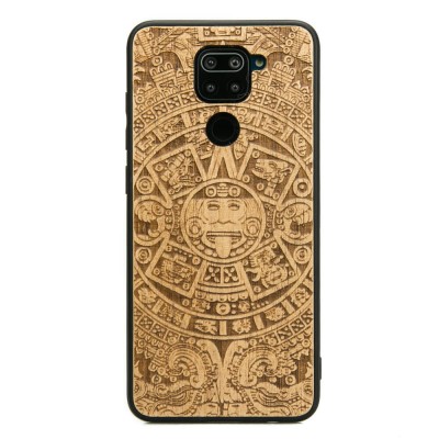 Xiaomi Redmi Note 9 Aztec Calendar Anigre Wood Case