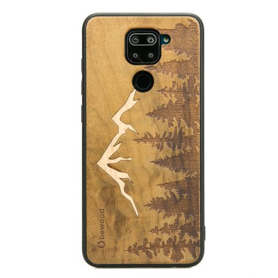 Xiaomi Redmi Note 9 Mountains Imbuia Wood Case