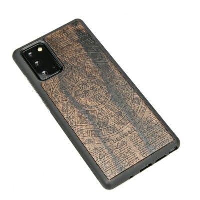 Samsung Galaxy Note 20 Aztec Calendar Ziricote Wood Case