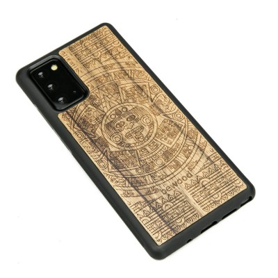 Samsung Galaxy Note 20 Aztec Calendar Frake Wood Case