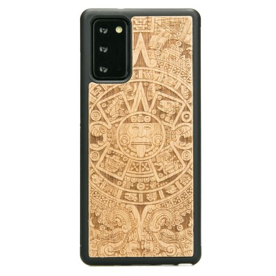 Samsung Galaxy Note 20 Aztec Calendar Anigre Wood Case