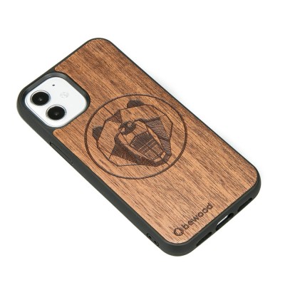 Apple iPhone 12 Mini Bear Merbau Wood Case