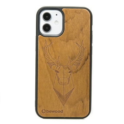Apple iPhone 12 Mini Deer Imbuia Wood Case