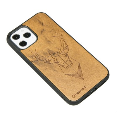 Apple iPhone 12 Pro Max Deer Imbuia Wood Case