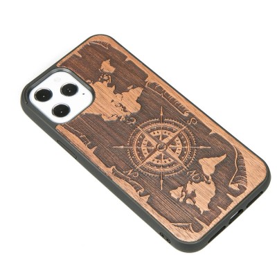Apple iPhone 12 Pro Max Compass Merbau Wood Case