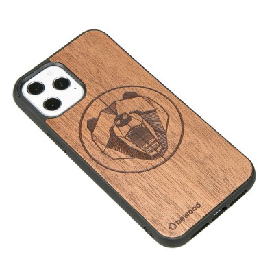 Apple iPhone 12 Pro Max Bear Merbau Wood Case