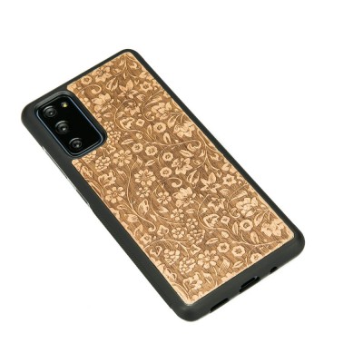 Samsung Galaxy S20 FE Flowers Anigre Wood Case
