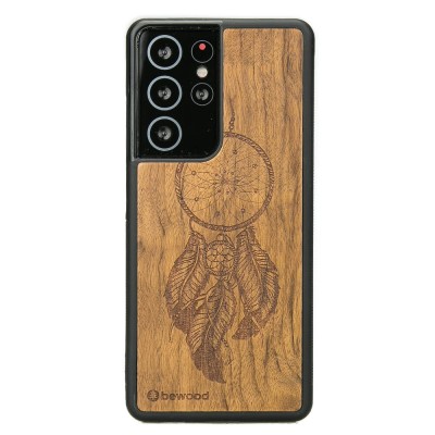 Samsung Galaxy S21 Ultra Dreamcatcher Imbuia Wood Case