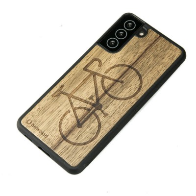 Samsung Galaxy S21 Plus Bike Frake Wood Case