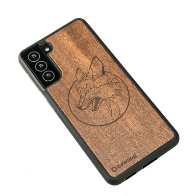 Samsung Galaxy S21 Plus Fox Merbau Wood Case