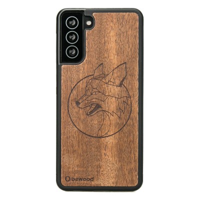 Samsung Galaxy S21 Fox Merbau Wood Case