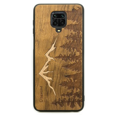 Xiaomi Redmi Note 9s/Pro/Pro Max Mountains Imbuia Wood Case