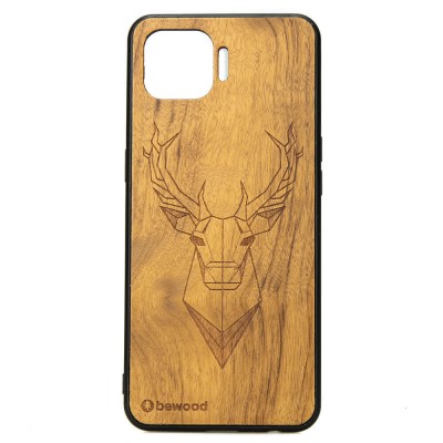 OPPO Reno 4  Lite Deer Imbuia Wood Case