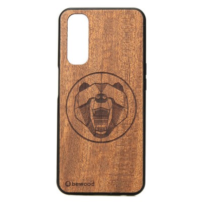 Realme 7 Bear Merbau Wood Case
