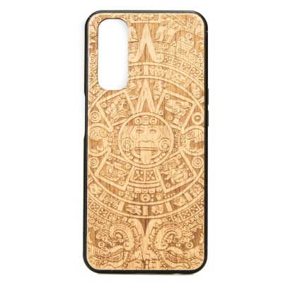 Realme 7 Aztec Calendar Anigre Wood Case