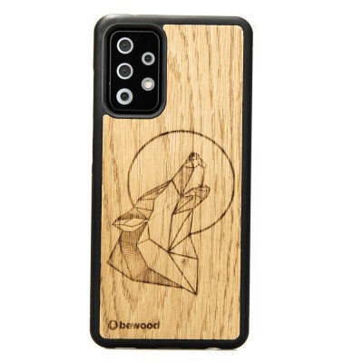 Samsung Galaxy A52 5G Wolf Oak Wood Case