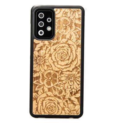 Samsung Galaxy A52 5G Roses Anigre Wood Case