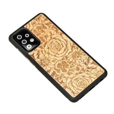 Samsung Galaxy A52 5G Roses Anigre Wood Case