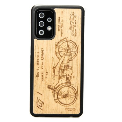 Samsung Galaxy A52 5G Harley Patent Anigre Wood Case
