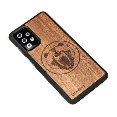 Samsung Galaxy A72 5G Bear Merbau Wood Case