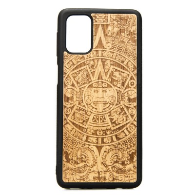 Samsung Galaxy 31s Aztec Calendar Anigre Wood Case