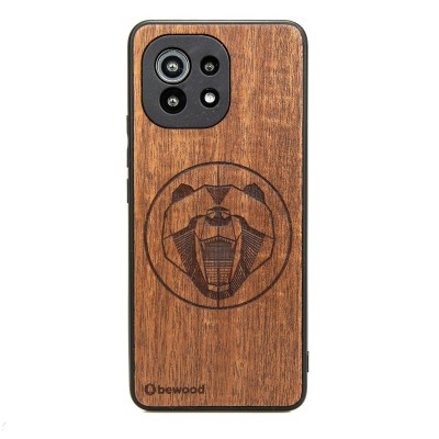 Xiaomi Mi 11 Lite Bear Merbau Wood Case