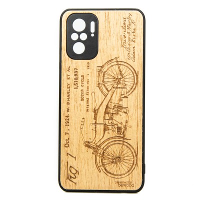 Xiaomi Redmi Note 10 Harley Patent Anigre Wood Case