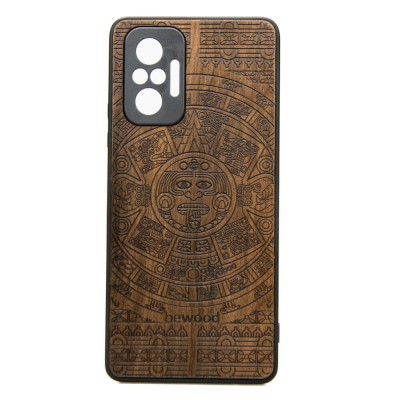 Xiaomi Redmi Note 10 Pro Aztec Calendar Ziricote Wood Case