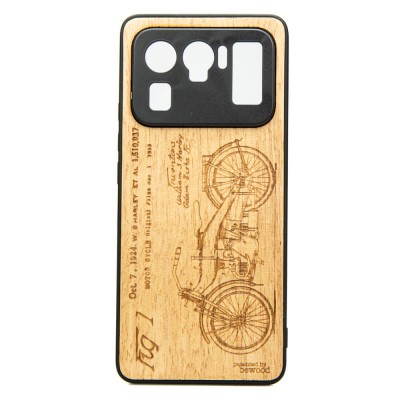 Xiaomi Mi 11 Ultra Harley Patent Anigre Wood Case