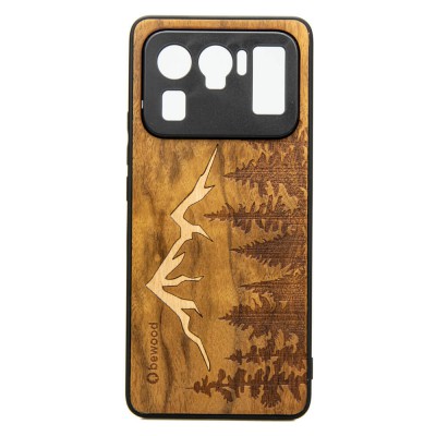Xiaomi Mi 11 Ultra Mountains Imbuia Wood Case
