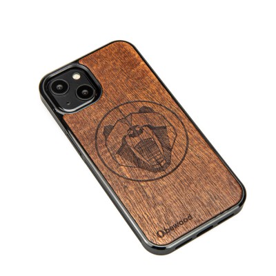 Apple iPhone 13 Bear Merbau Wood Case
