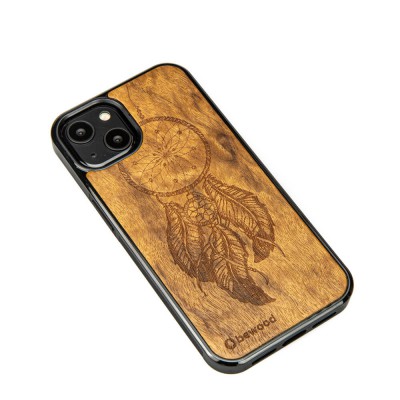 Apple iPhone 13 Dreamcatcher Imbuia Wood Case
