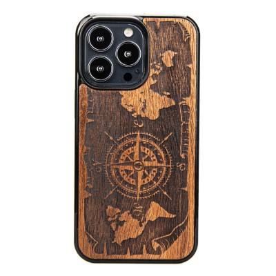 Apple iPhone 13 Pro Compass Merbau Wood Case