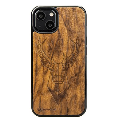 Apple iPhone 13 Deer Imbuia Wood Case
