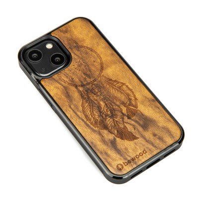 Apple iPhone 13 Mini Dreamcatcher Imbuia Wood Case
