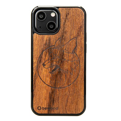 Apple iPhone 13 Mini Fox Merbau Wood Case