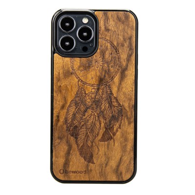 Apple iPhone 13 Pro Max Dreamcatcher Imbuia Wood Case
