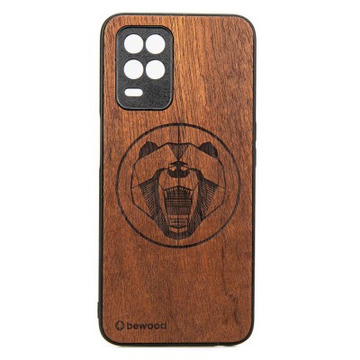 Xiaomi Realme 8 5G Bear Merbau Wood Case