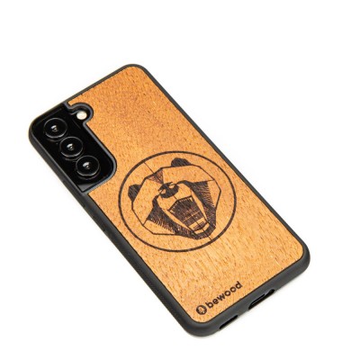 Samsung Galaxy S22 Bear Merbau Wood Case