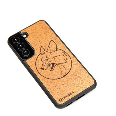 Samsung Galaxy S22 Fox Merbau Wood Case