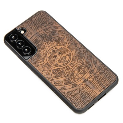 Samsung Galaxy S22 Plus Aztec Calendar Ziricote Wood Case