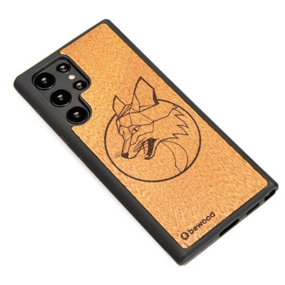 Samsung Galaxy S22 Ultra Fox Merbau Wood Case