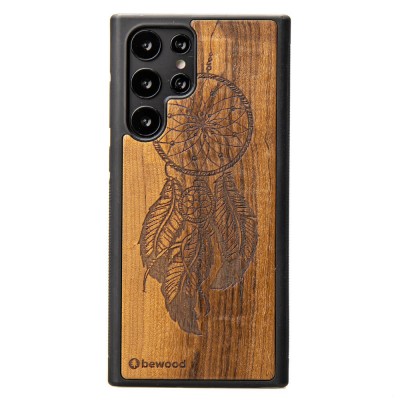 Samsung Galaxy S22 Ultra Dreamcatcher Imbuia Wood Case