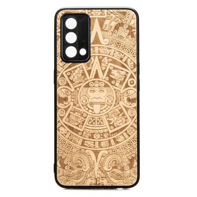 Realme GT Master Edition Aztec Calendar Anigre Wood Case