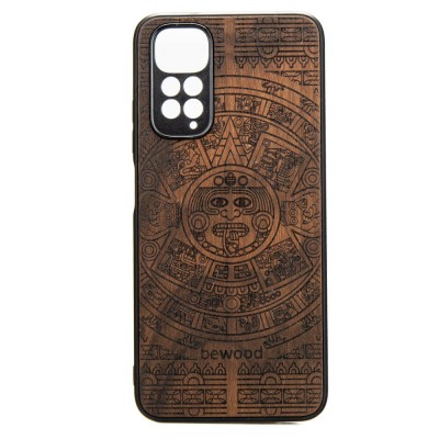 Xiaomi Redmi Note 11 / 11S Aztec Calendar Ziricote Wood Case