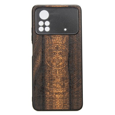 POCO X4 Pro 5G Aztec Calendar Ziricote Wood Case