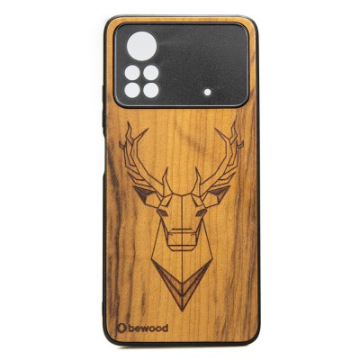 POCO X4 Pro 5G Deer Imbuia Wood Case